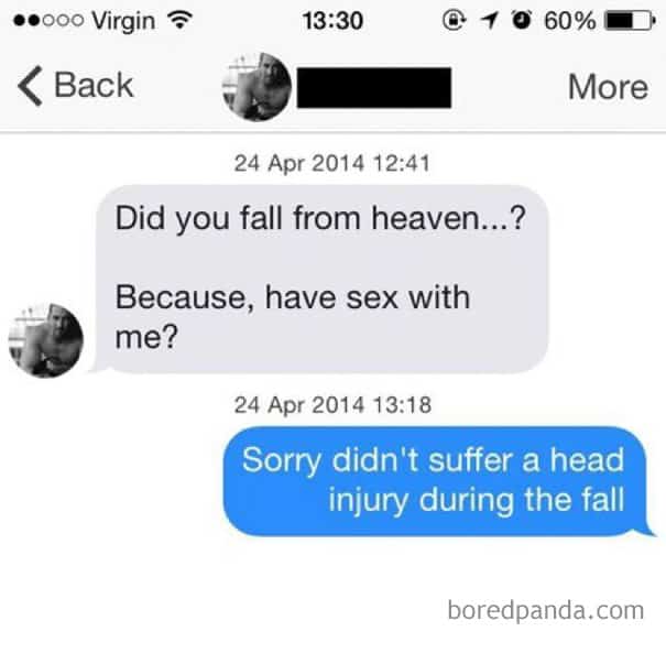 19 Of The Funniest Comebacks To Truly Terrible Pick Up Lines