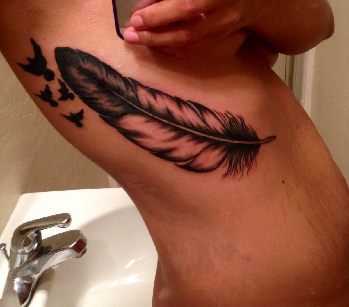 30 Beautiful Feather Tattoo Ideas For Women Pulptastic