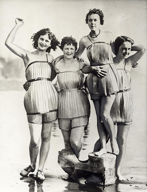 Wooden bathing suits