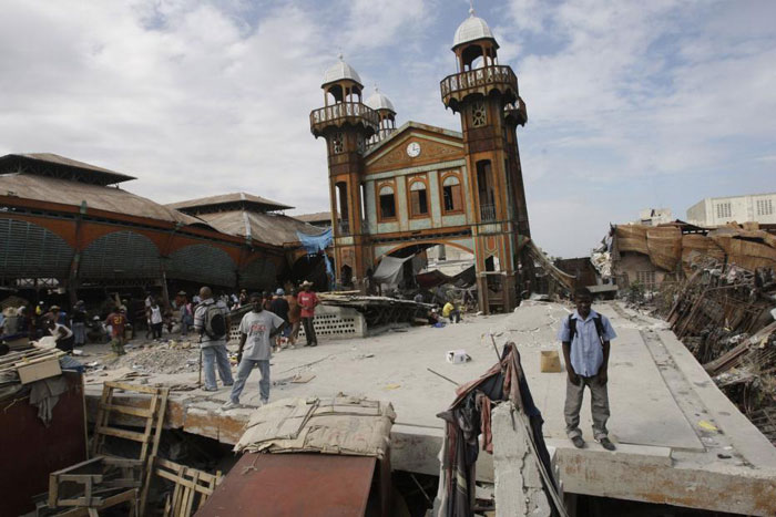 4) Catastrophic earthquake destroys the town of Léogâne, 2010 (Haiti)