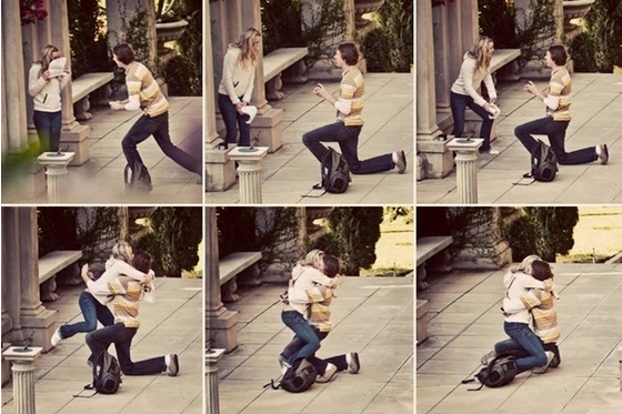 1. When this girl got the most incredible surprise proposal