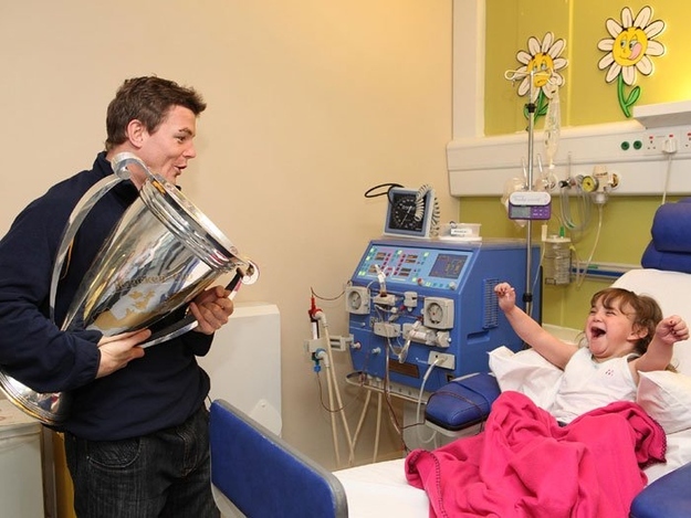 15. When Irish rugby player Brian O’Driscoll shared his Heineken Cup victory with one of his biggest fans