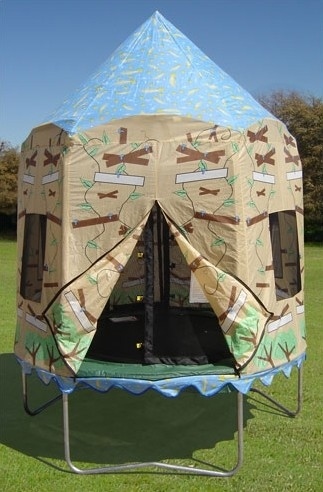 A Trampoline Treehouse Tent