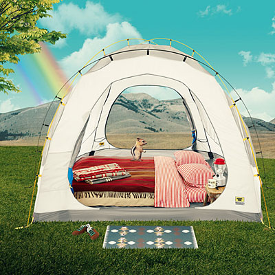 A Cushy Backyard Tent