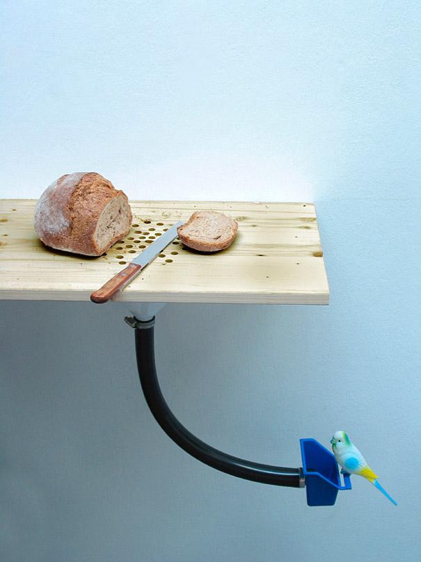 Cutting Board Bird Feeder