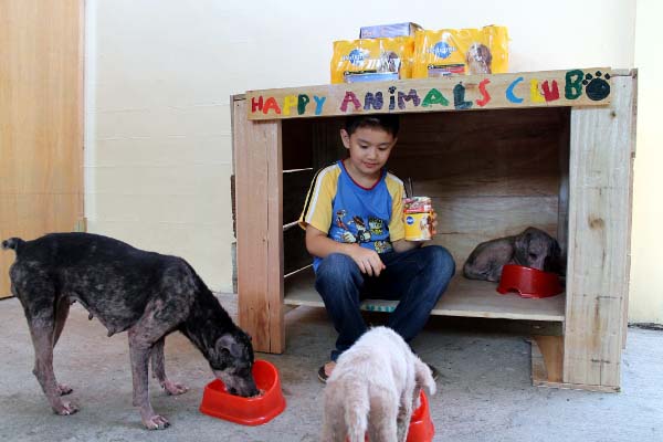 The donations helped them buy imported dog food for the malnourished animals, which is costly in the Philippines.