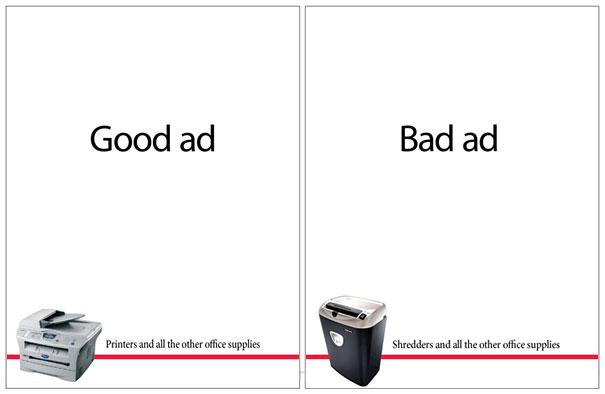 Office Depot: Good Ad vs. Bad Ad