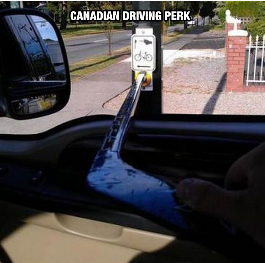 funny-things-Canada-different-car-hockey-stick