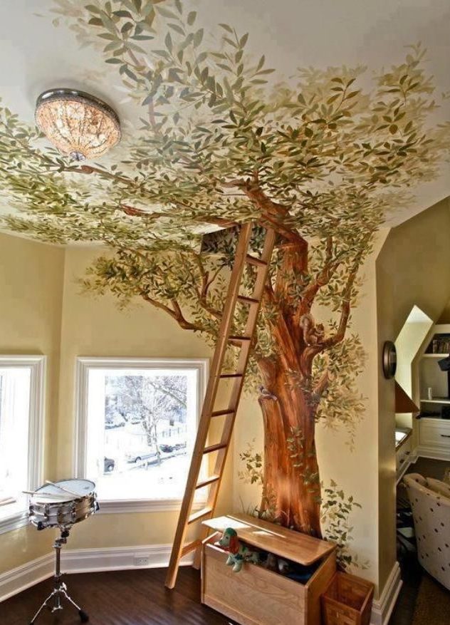 1) Indoor Tree House: Inspiration Here.
