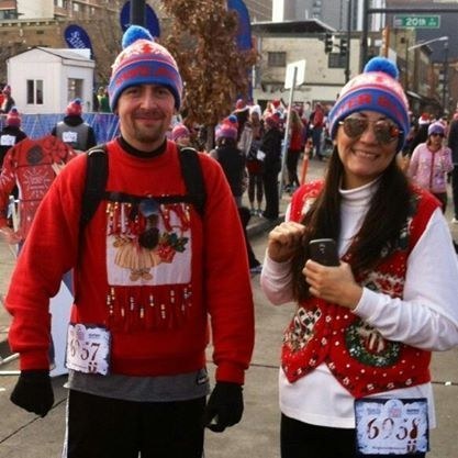 By December, the couple had lost an astonishing amount of weight. They even enrolled in a 5k (which Jessica won).