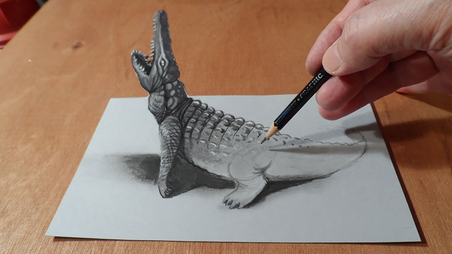 33 Spectacular 3d Pencil Drawings That Will Blow Your Mind