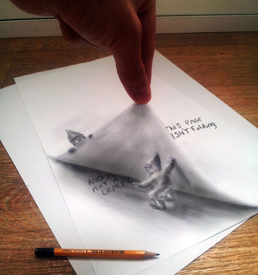 33 Spectacular 3D Pencil Drawings That Will Blow Your Mind