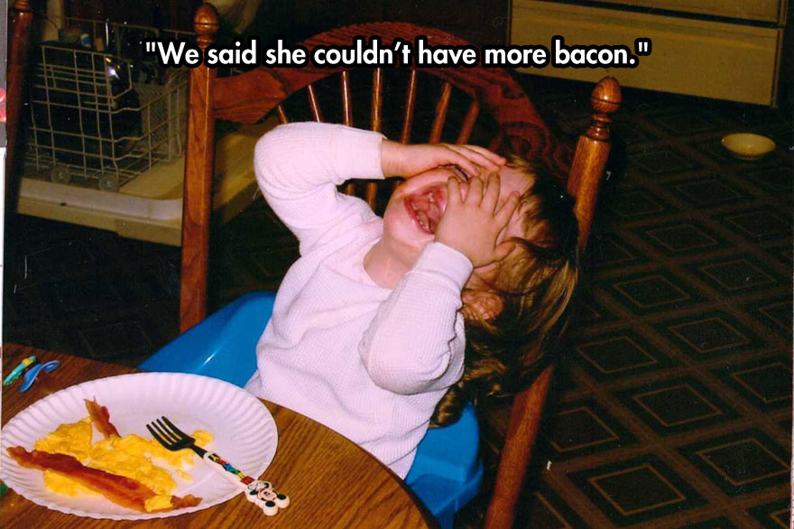funny-baby-crying-bacon-table