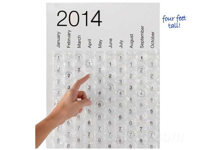 bubble calendar 