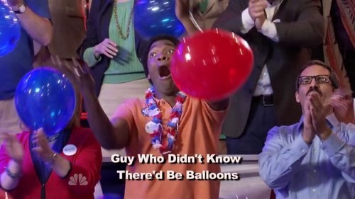 The surprise balloons: