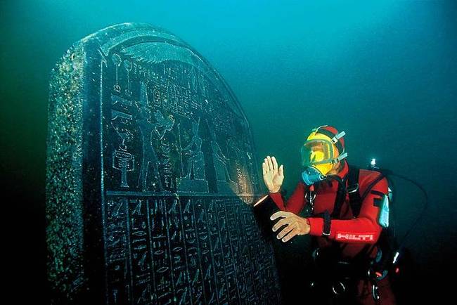 Thonis Heracleion was a port city for Egypt founded in the 8th century B.C.