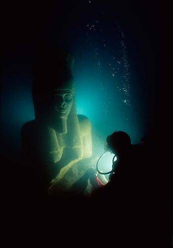 That's right, a sunken city, lost thousands of years ago, was found in the Mediterranean Sea.