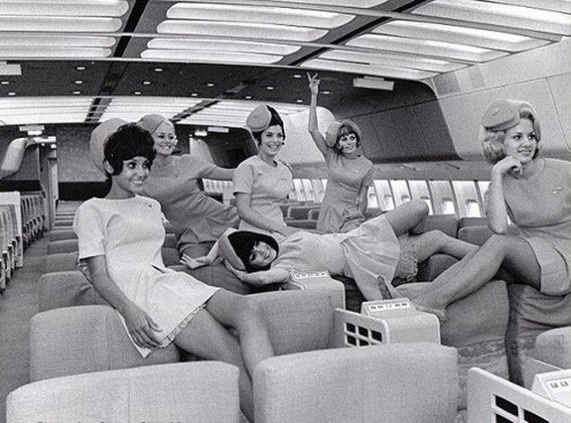 air travel in 1970s