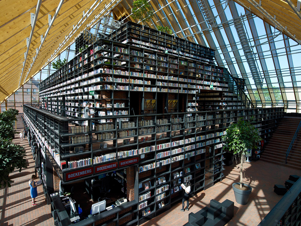 This library in The Netherlands: