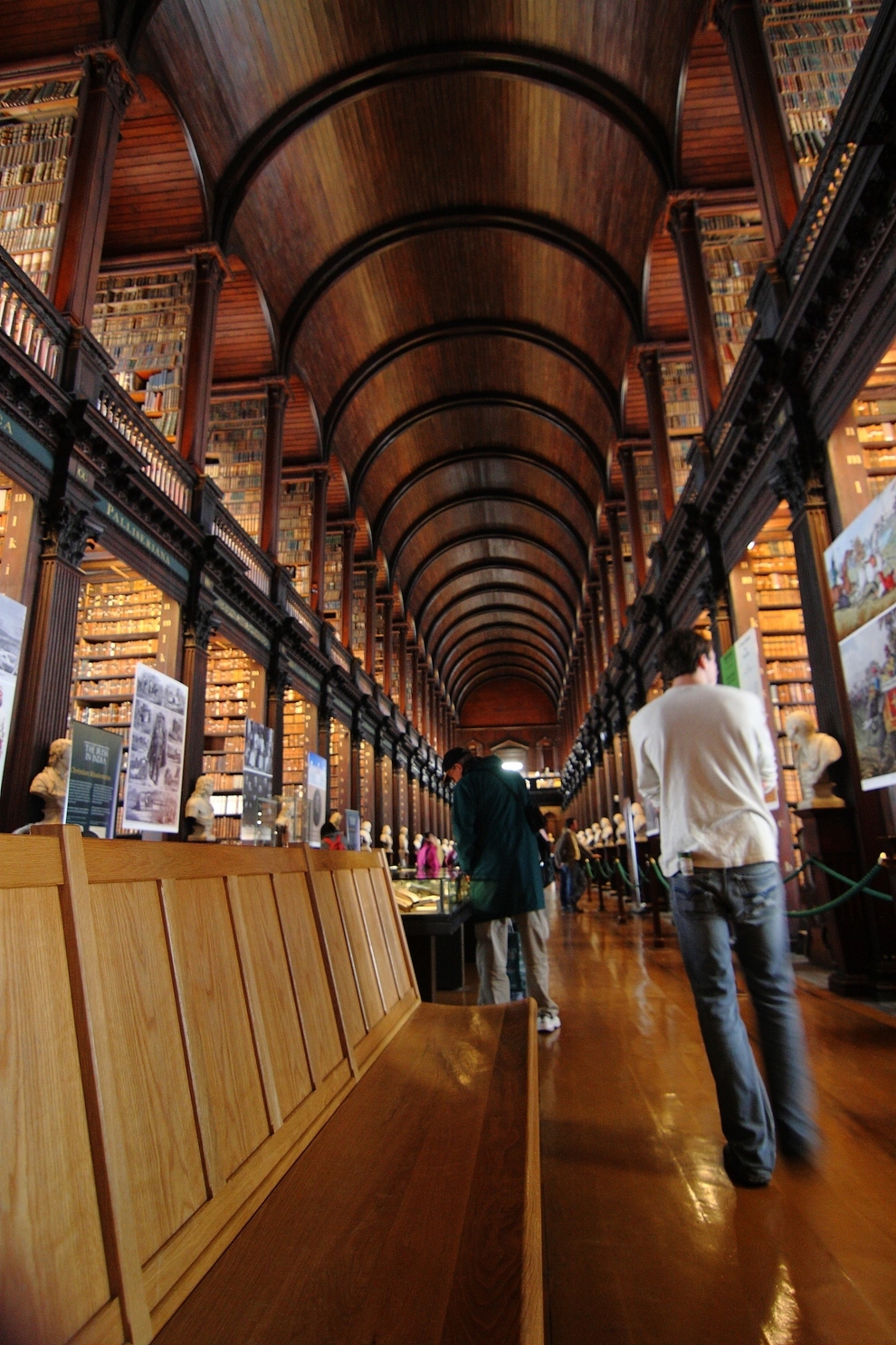 The Long Room at Trinity College: