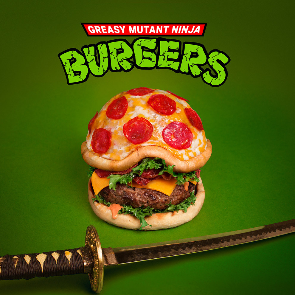 The Pizza Mutant Ninja Burger