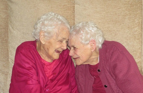 The twins at 103 years old