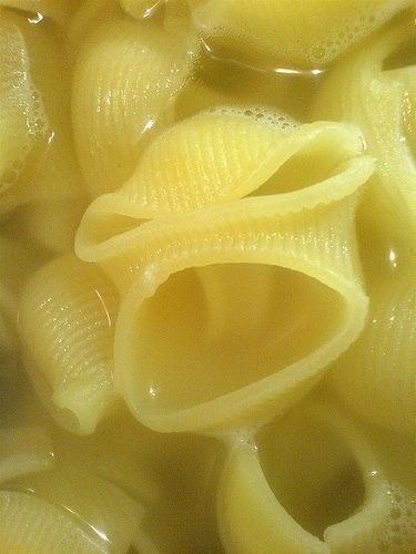 This pasta is waiting to take a bite at you