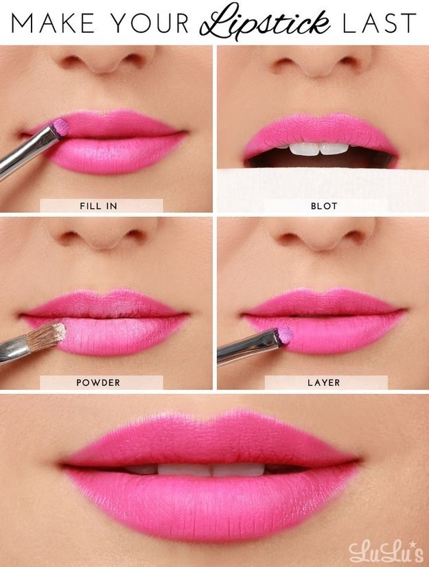 Use this powder trick to make your lipstick last forever (or at least until you want to take it off at night).