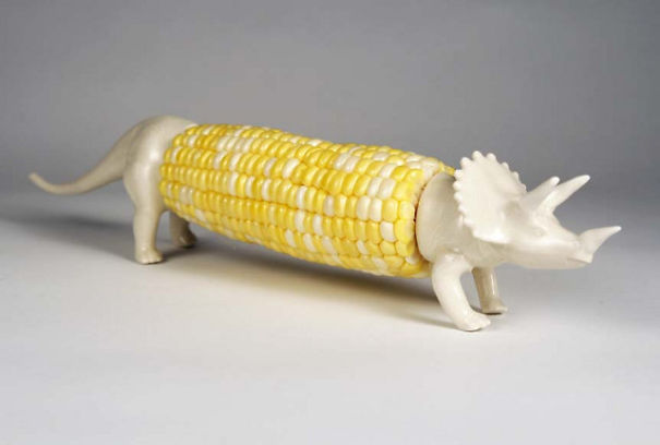 Triceratops Corn Holder