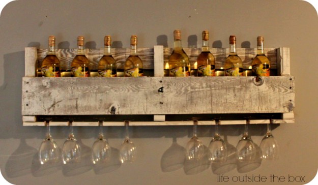 Pallet Wine Rack