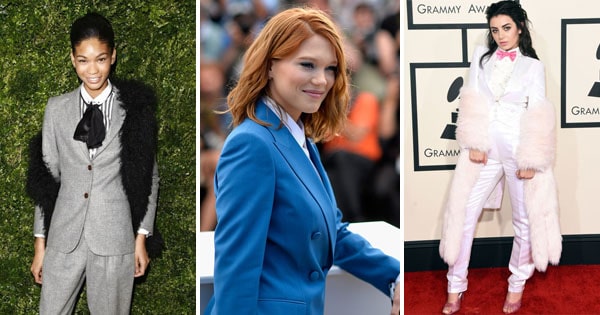 27 Celebrities Who Prove That Women Can Be Just As Dapper As Men ...