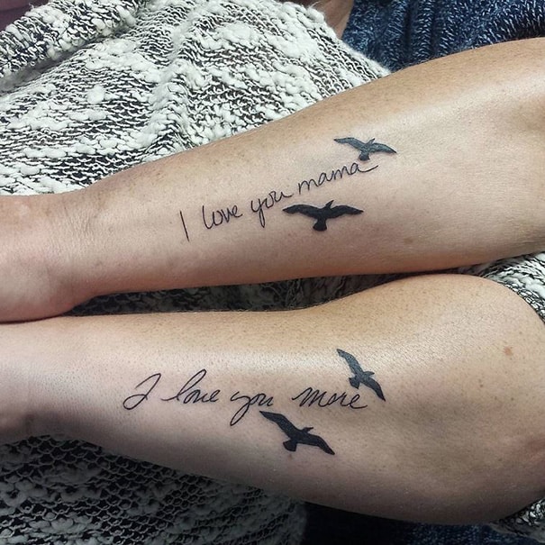 26 Awesome Mother Daughter Tattoos To Show Their Unbreakable Bond