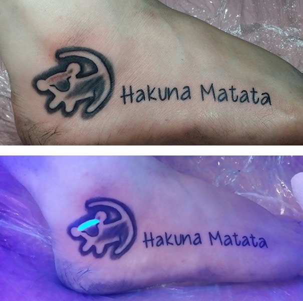 22 Awesome Glow In The Dark Tattoos You Can See Under Black Light -  Pulptastic