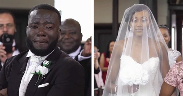 This Groom’s Reaction To Seeing His Bride Will Restore Your Faith In ...