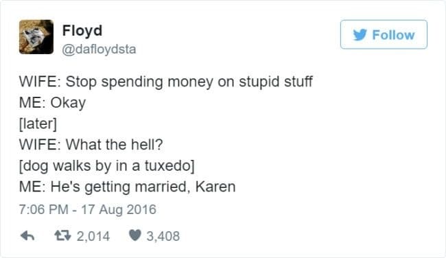 Funny Married Life Tweet