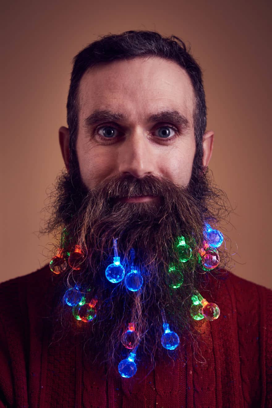 Christmas Lights For Beards 