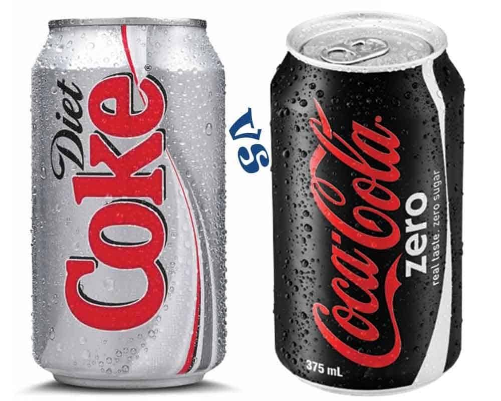 cual es la diferencia entre diet coke y coca cola zero