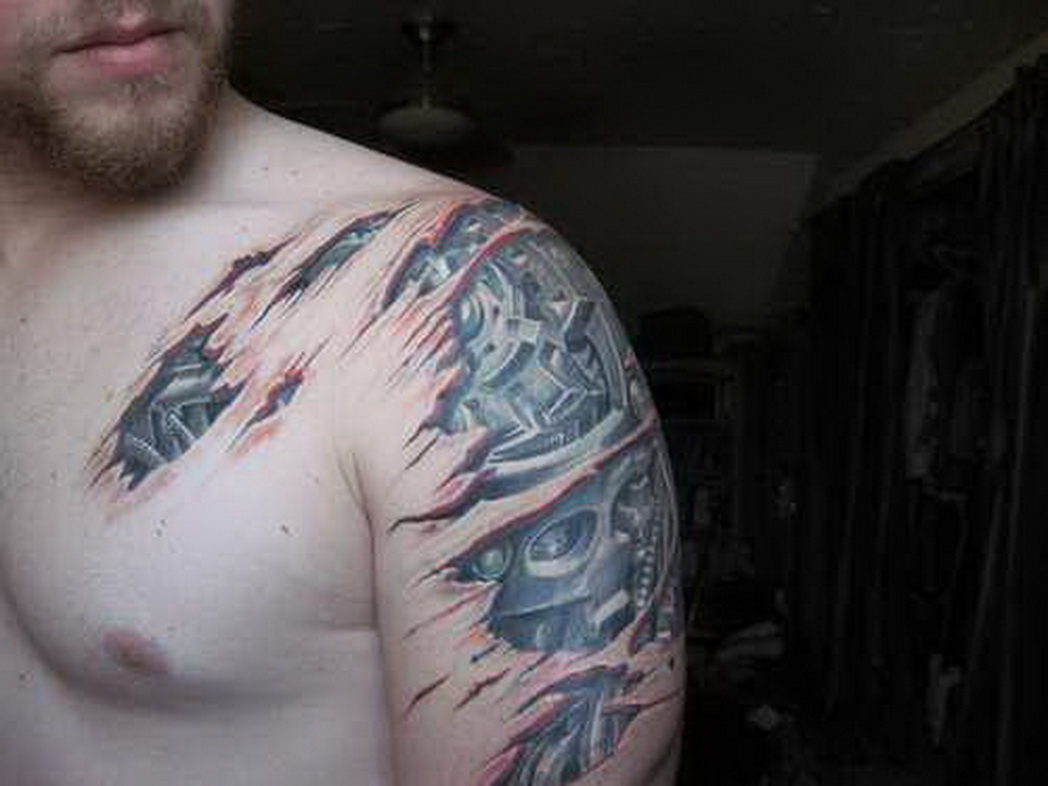 Geometric minimal tattoo on the left shoulder  Tattoogridnet