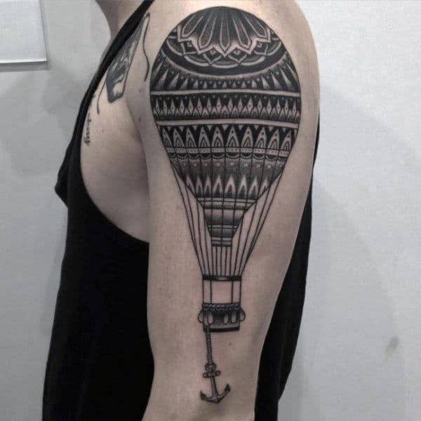 old school travel tattoo