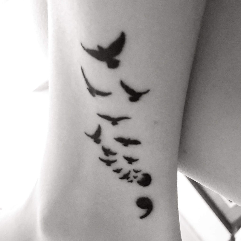 15 Semicolon Tattoo Ideas And Their Meanings - Pulptastic