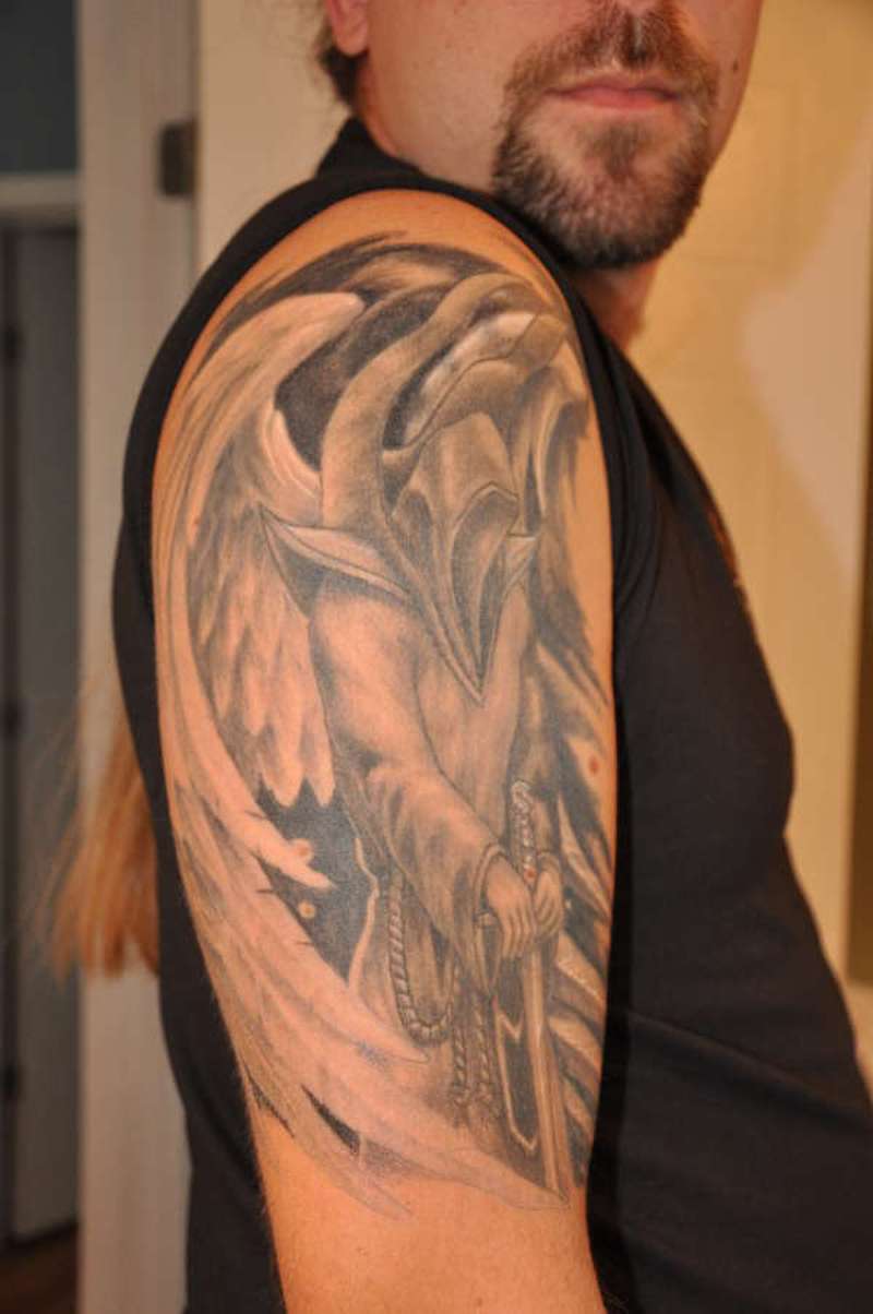 25 Angel Tattoo Designs For Men Of Faith Pulptastic