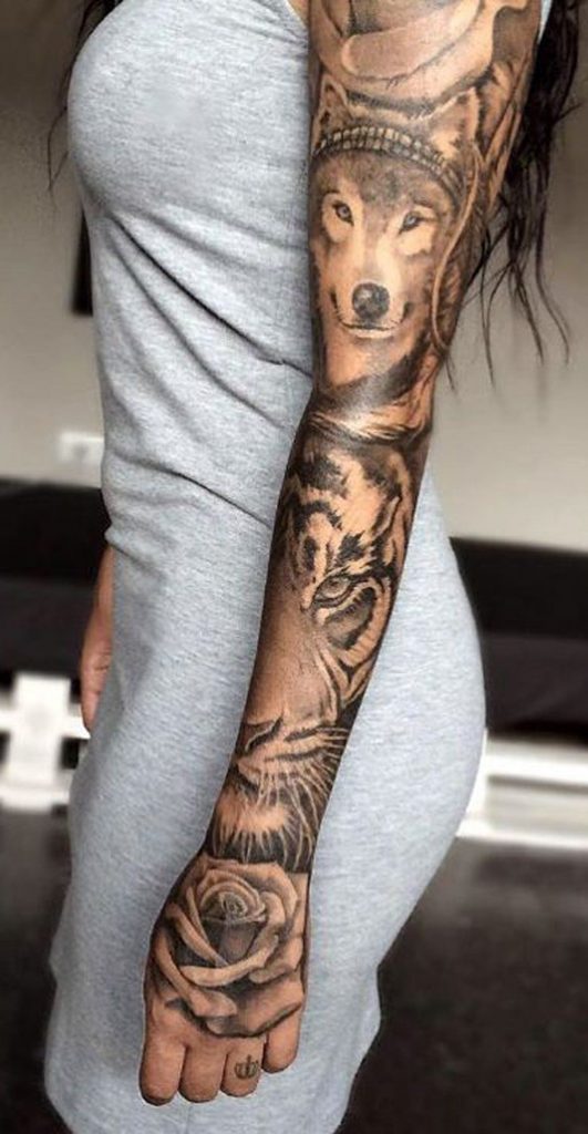 25 Stunning Half Sleeve Tattoos For Women