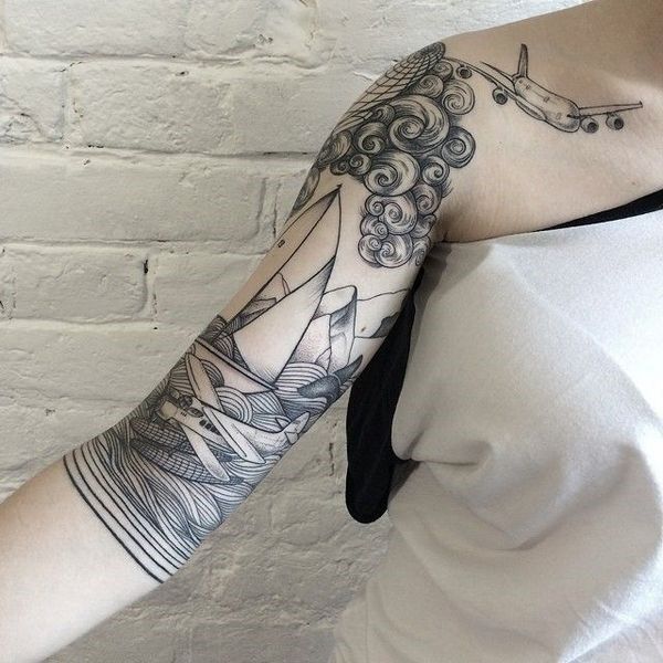 25 Best Half Sleeve Tattoos For Women 22