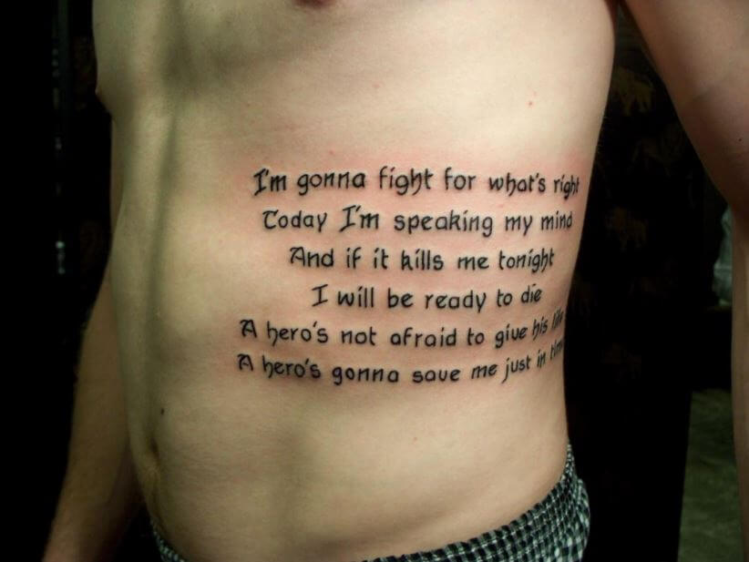 6. Quote rib tattoo ideas for women - wide 1