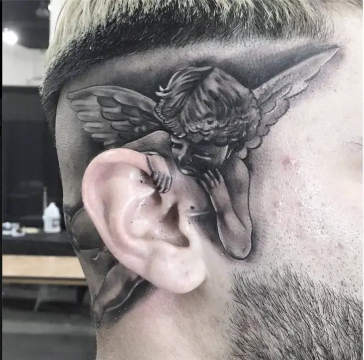 25 Angel Tattoo Designs For Men Of Faith – Pulptastic