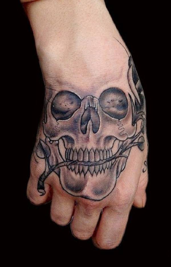 25 Frighteningly Cool Skeleton Hand Tattoo Designs Pulptastic