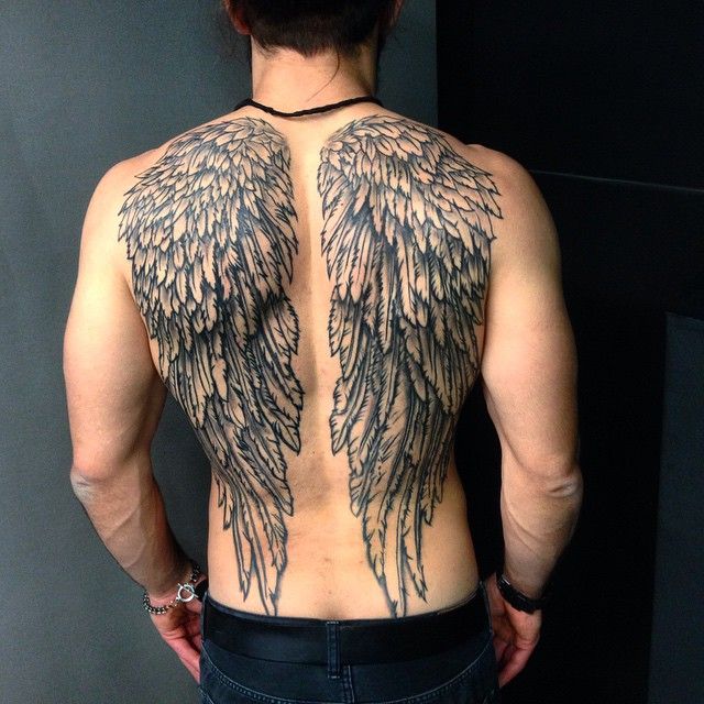 Angel Tattoo Designs For Men Of Faith Pulptastic