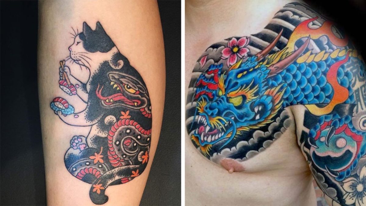 小倉 彫まつ on Instagram 明日から3日間大阪です  urojiya  tadpoles hyotan 侍  in 2023  Frog tattoos Japanese tattoo American traditional tattoo