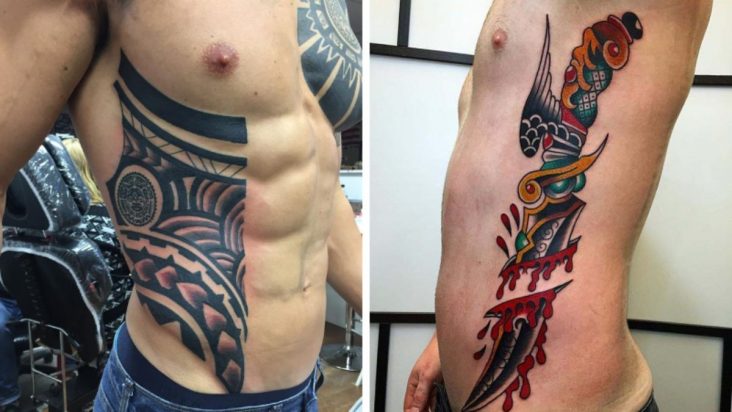 2. Japanese tattoos for men ribs - wide 3