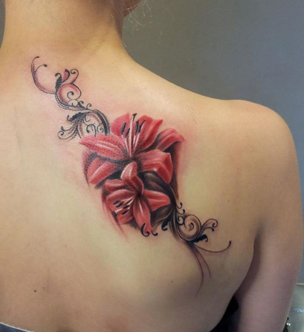 30 Stunning Shoulder Tattoos For Women 21